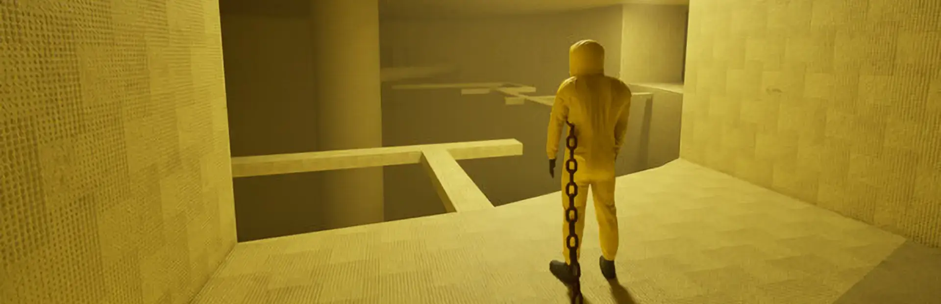 Chained Backrooms background