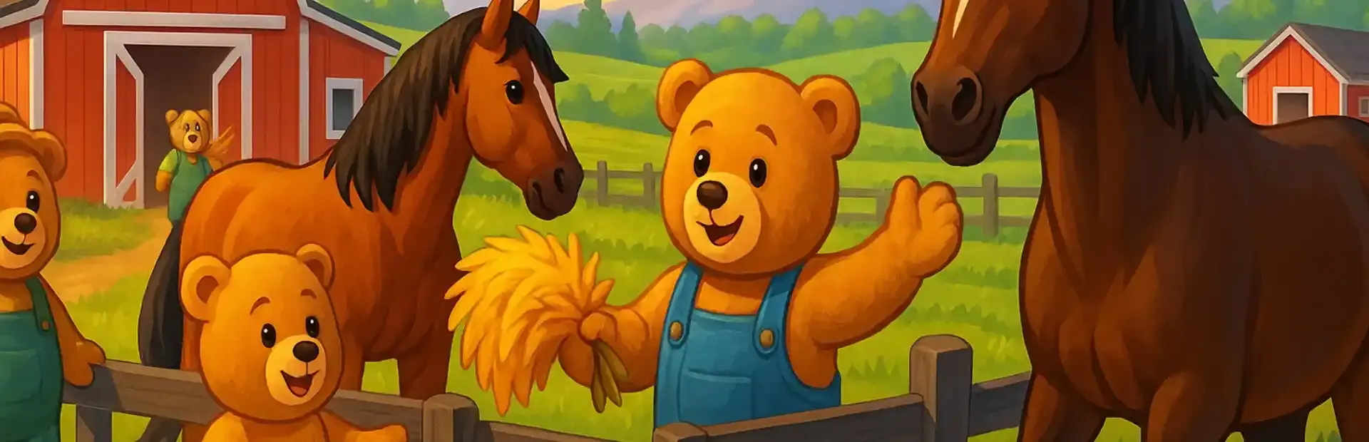 Teddy Horses background