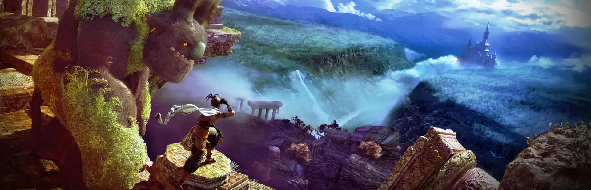Majin and the Forsaken Kingdom background