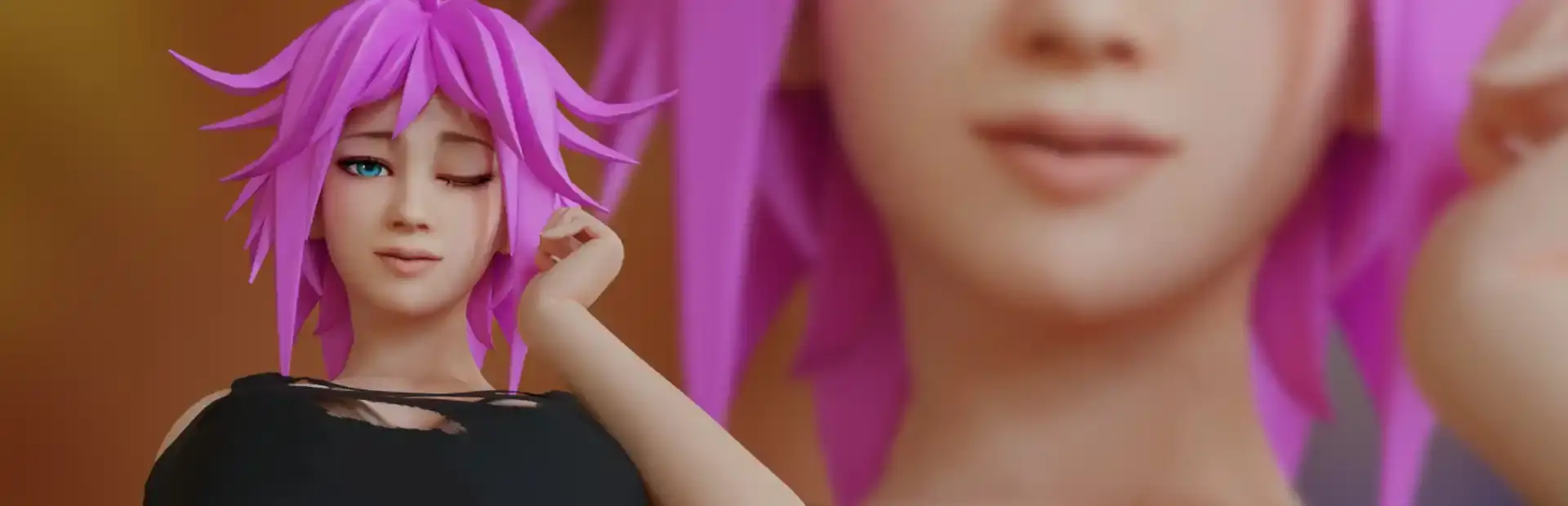 Treasure Girl 3D background