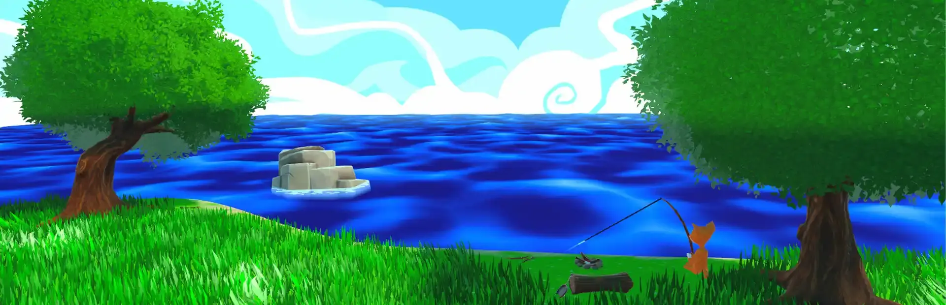 Cat Fish Island background