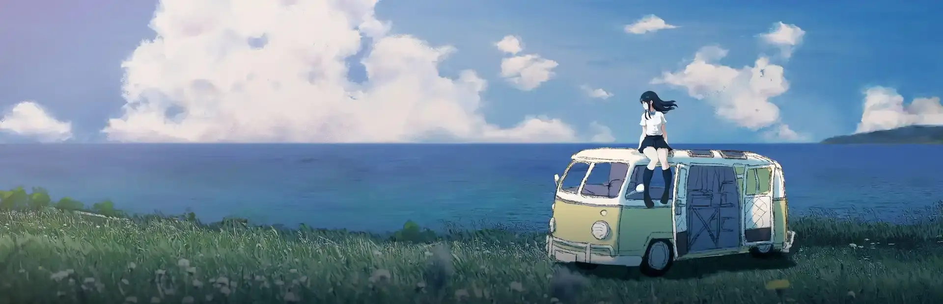Natsu no Kanata: Beyond the Summer background