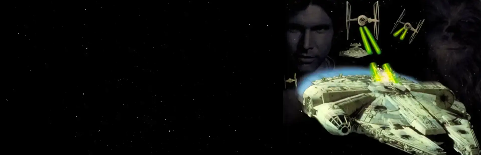 Star Wars: Flight of the Falcon background