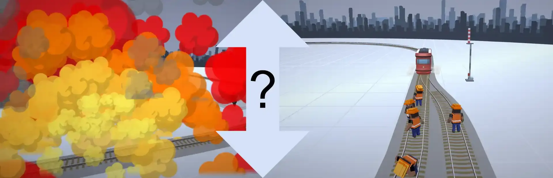 Dr. Trolley's Problem background