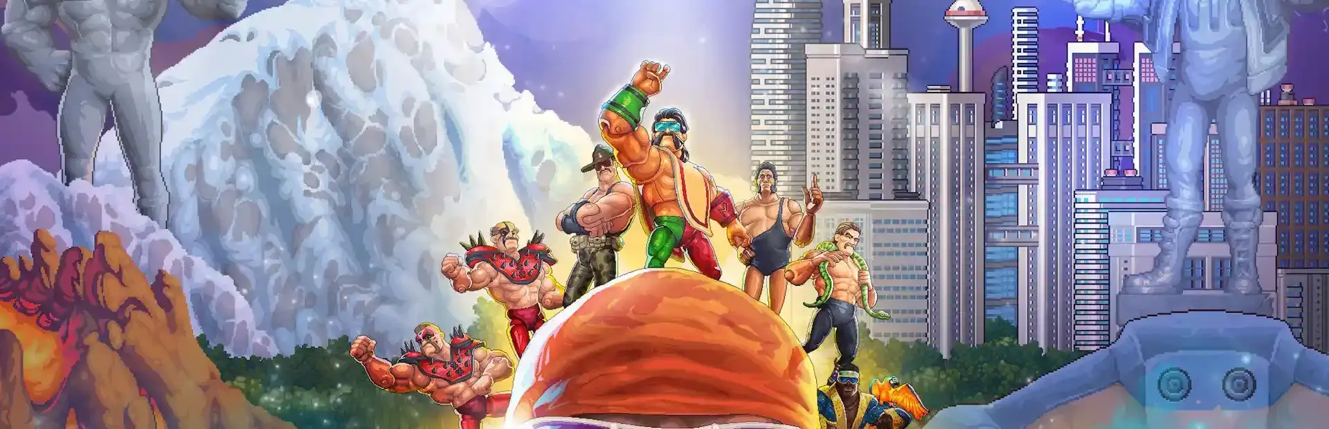 WrestleQuest background
