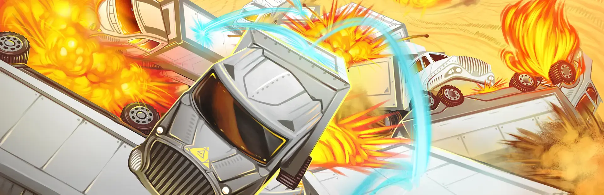 Clustertruck background