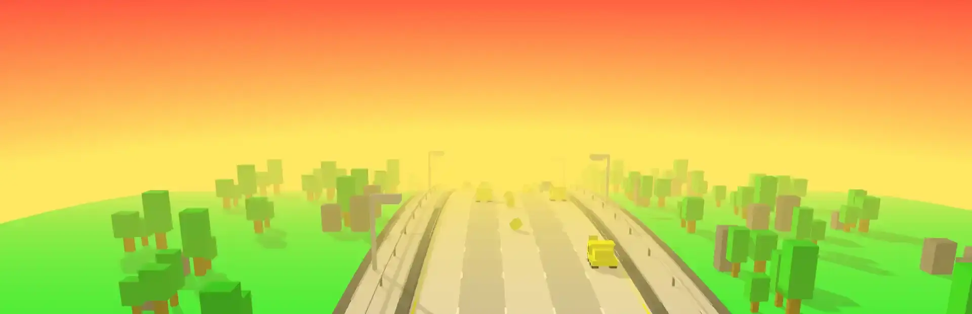 Supreme Race on Highway background