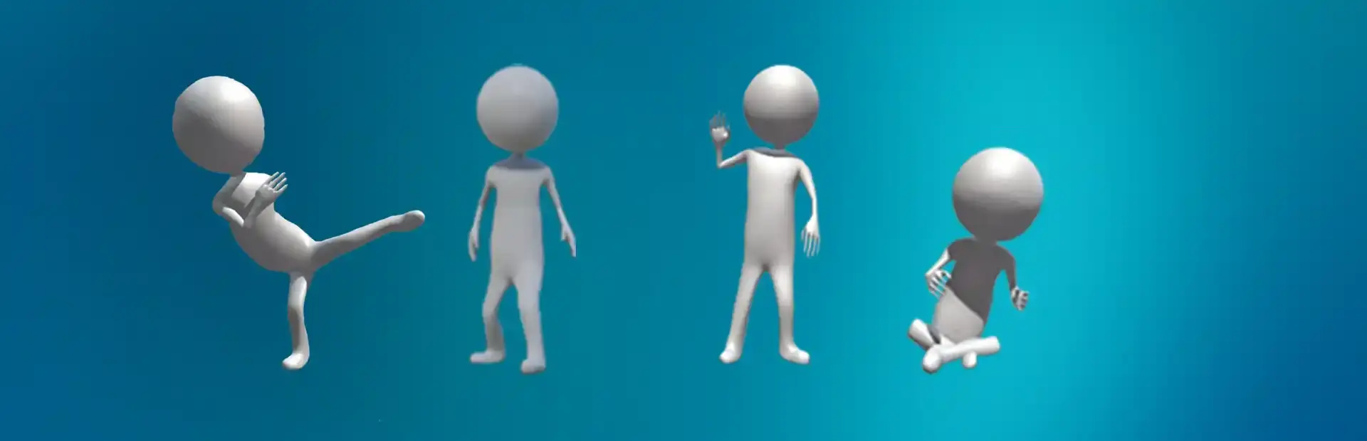 Running Man 3D background