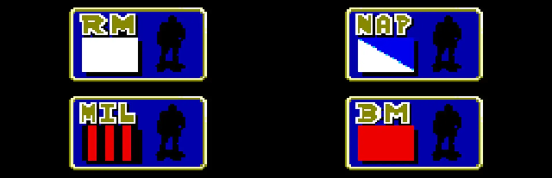 Tecmo World Cup '90 background