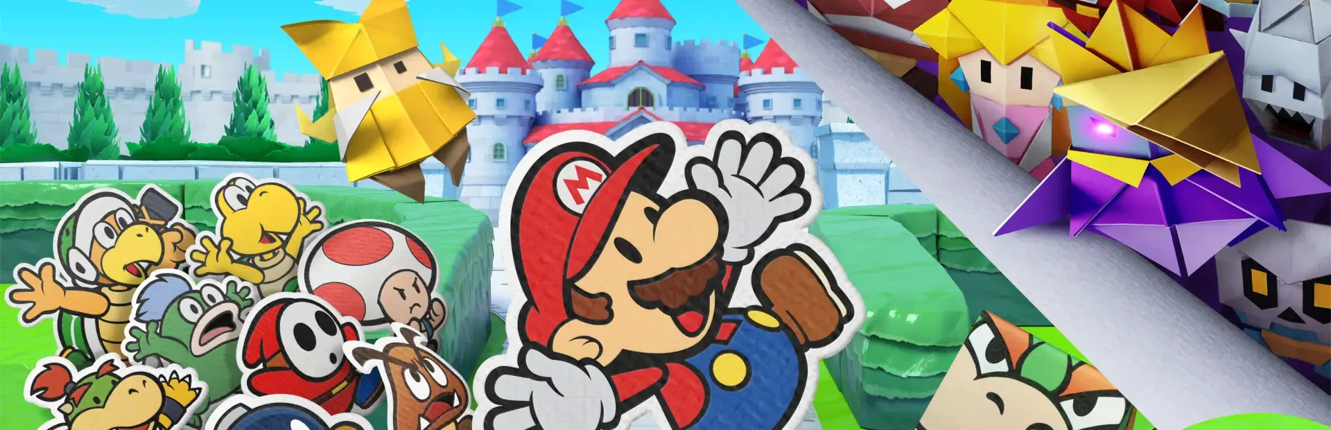Paper Mario: The Origami King background
