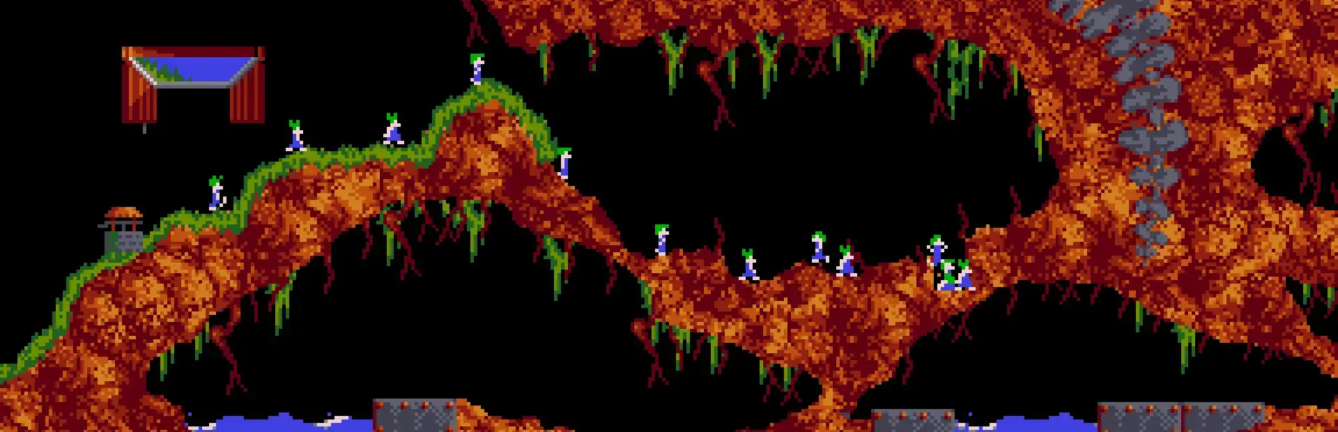Lemmings background
