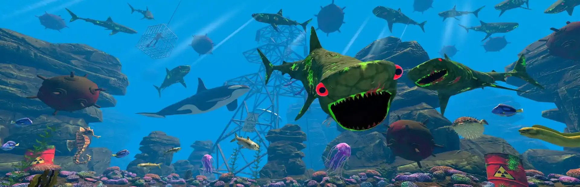 Sharks background