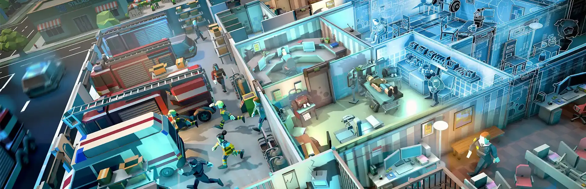 Rescue HQ: The Tycoon background