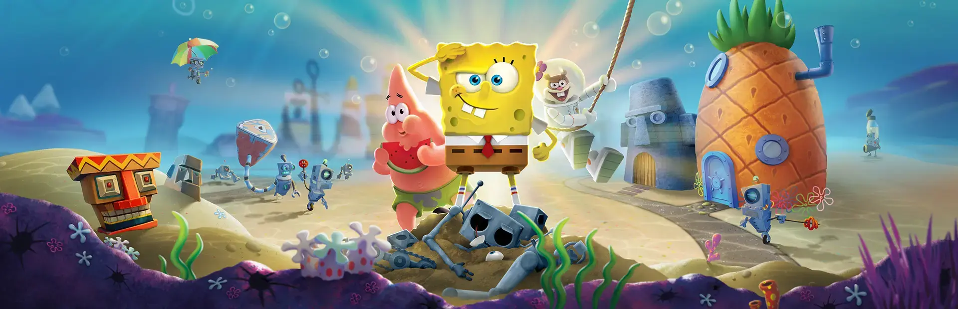 SpongeBob SquarePants: Battle for Bikini Bottom - Rehydrated background