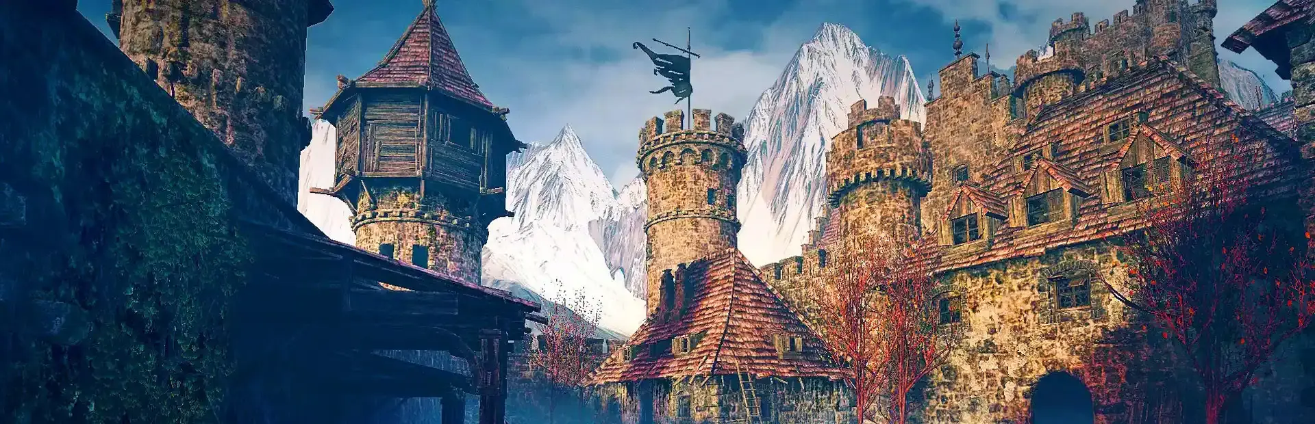 3D Puzzle: Castle background
