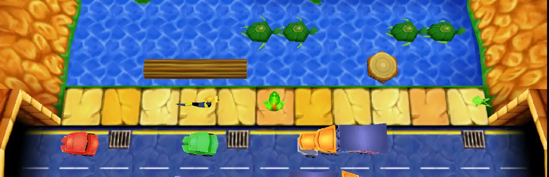 Frogger 2: Swampy's Revenge background