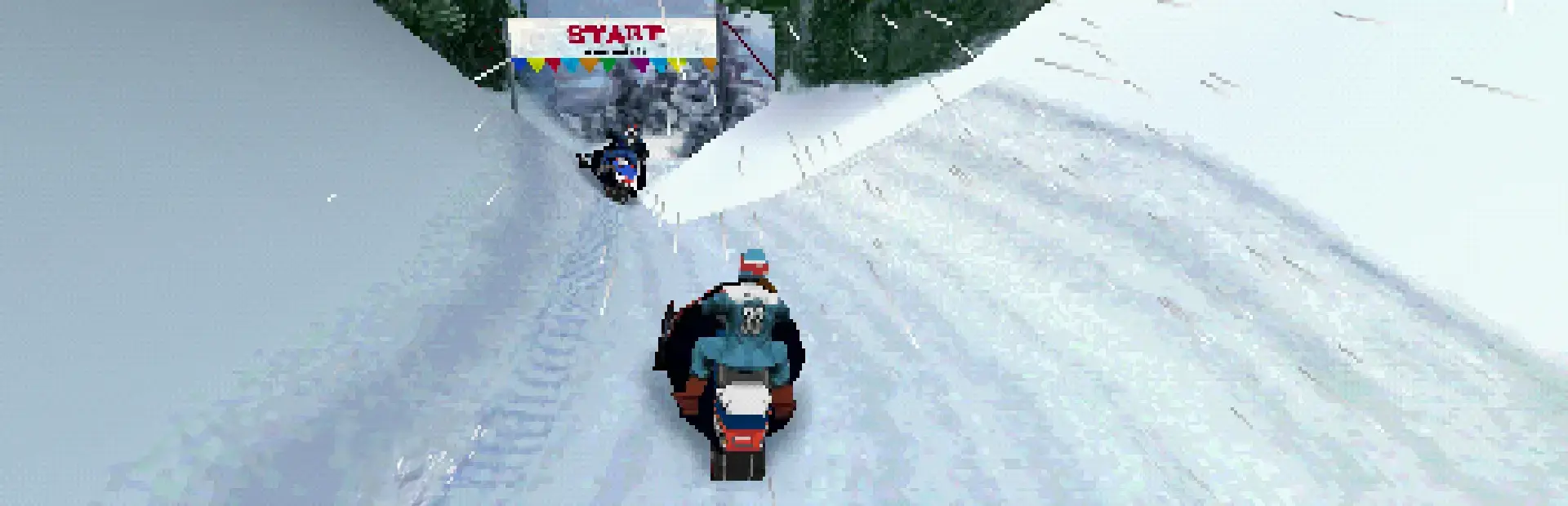 Sled Storm background
