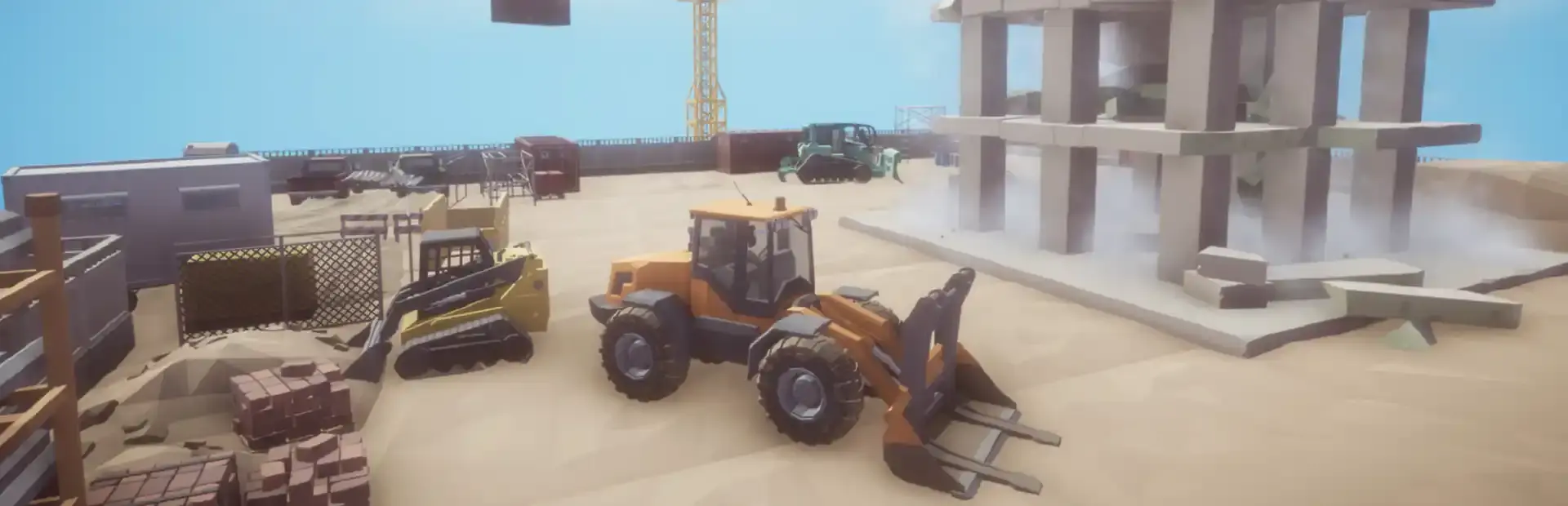 Building Destruction background