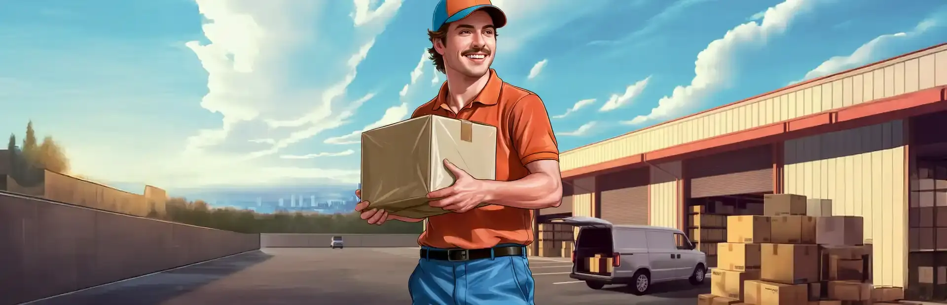 Parcel Delivery Simulator background