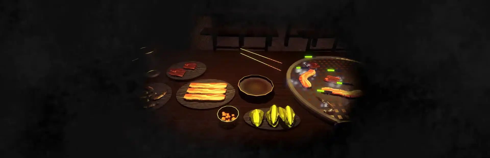 Korean BBQ Simulator background
