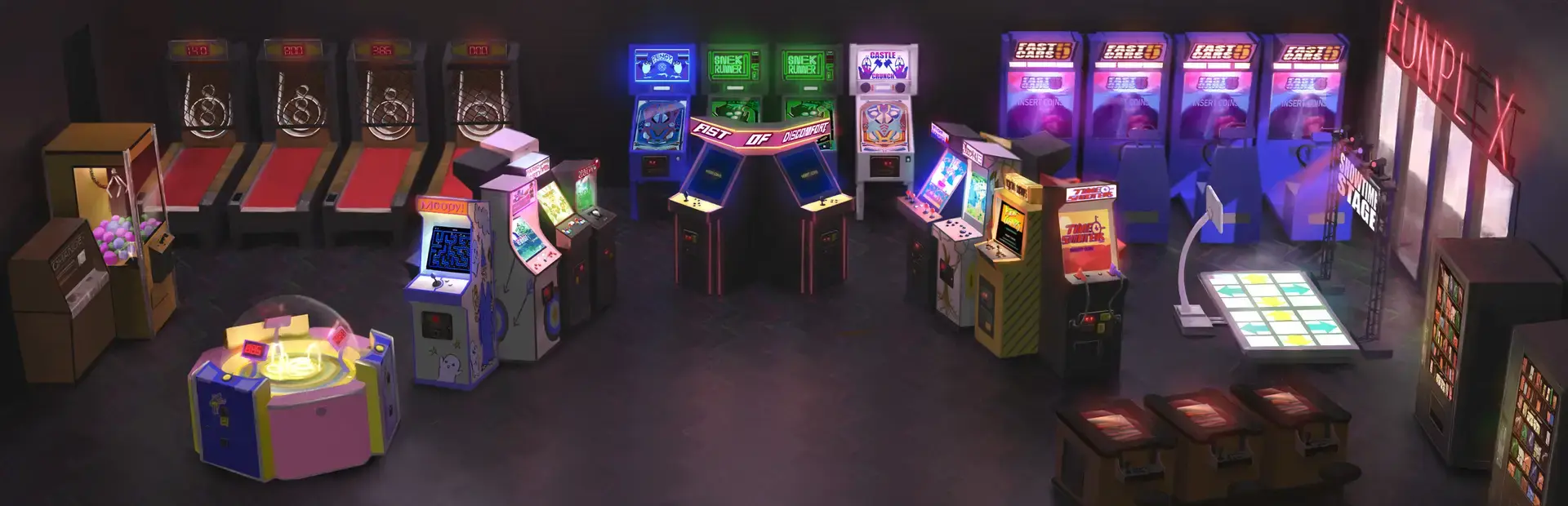 Arcade Spirits background