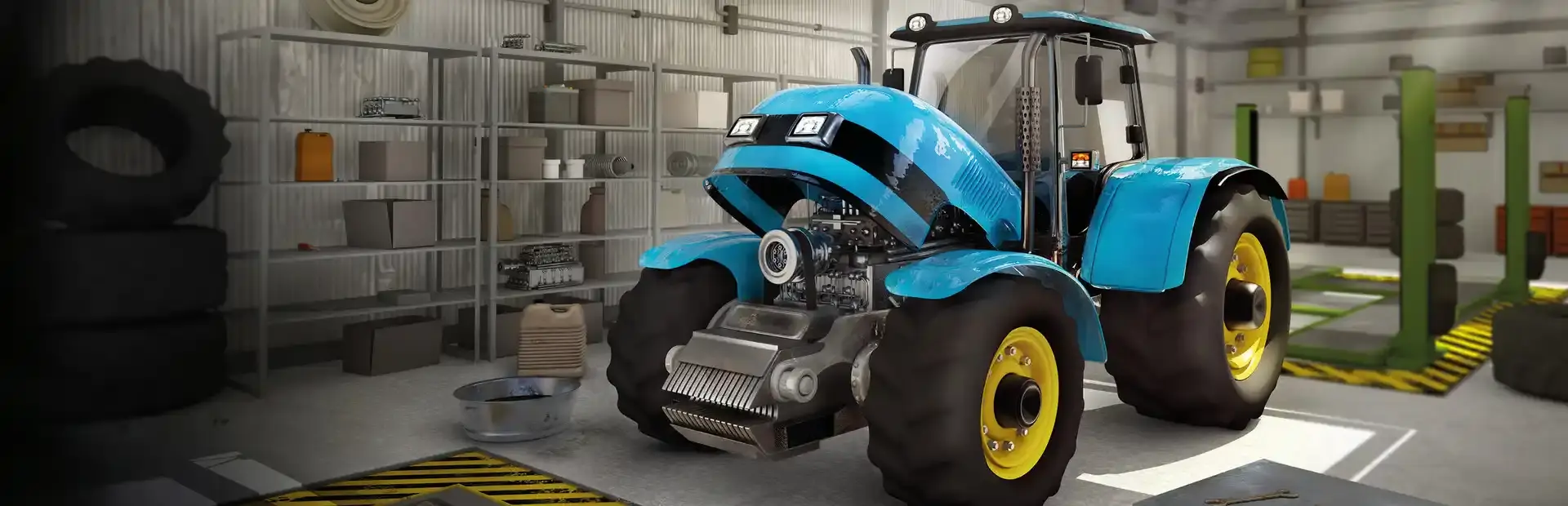 Farm Mechanic Simulator 2015 background