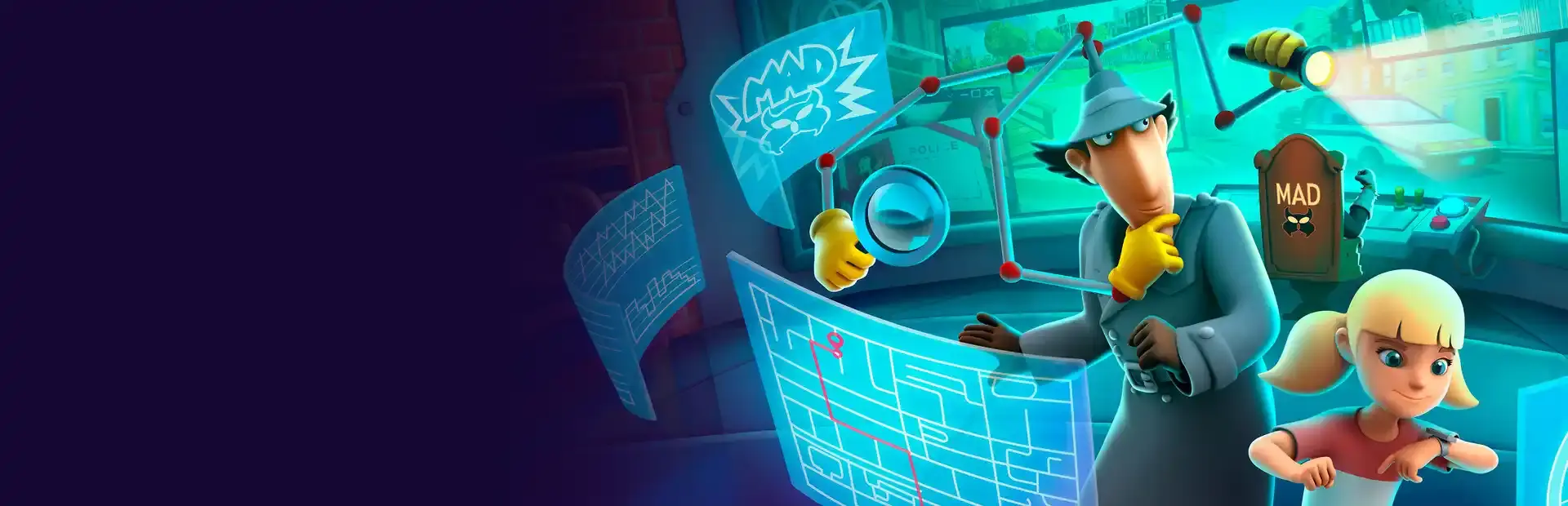 Inspector Gadget: Mad Time Party background