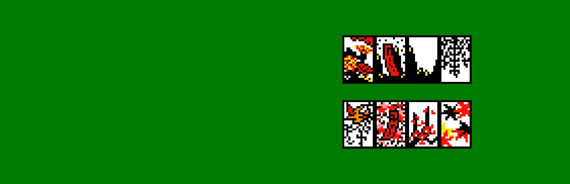 Karan Koron Gakuen: Hanafuda - Mahjong background