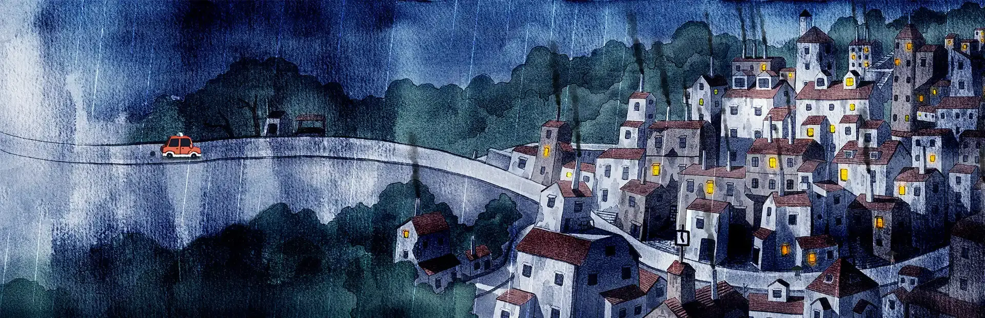 Rain City background