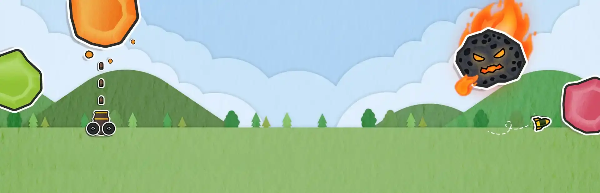 Paper Cannon background
