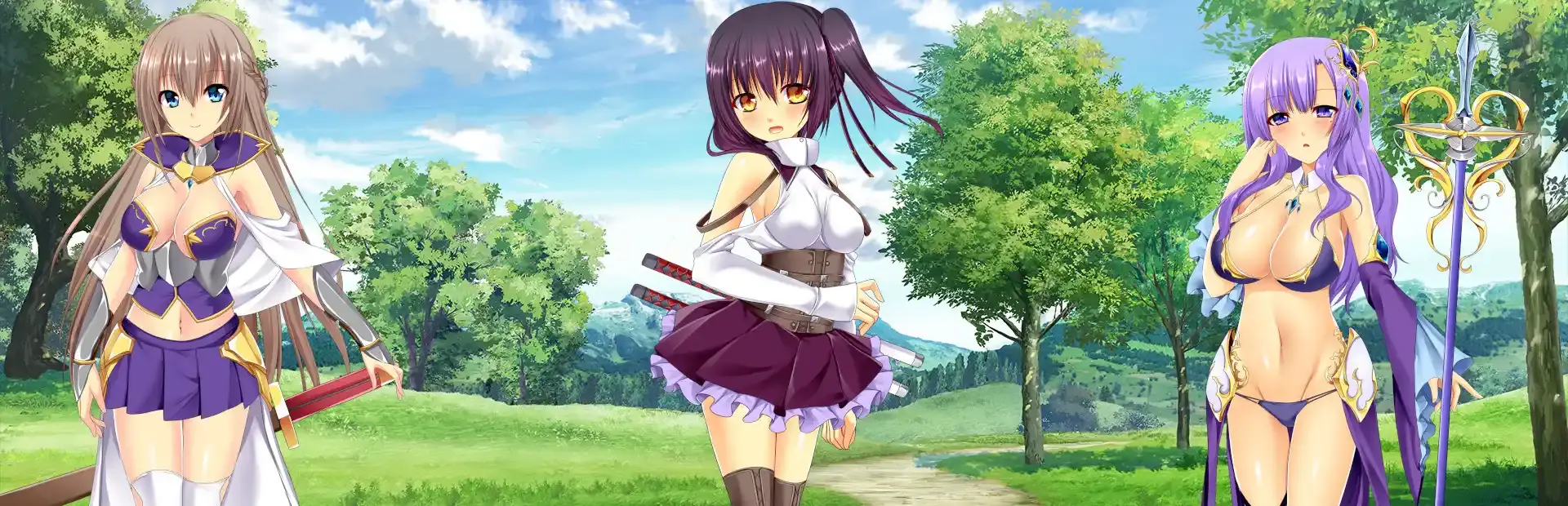 The Harem Life of the Violent Swordsman! background