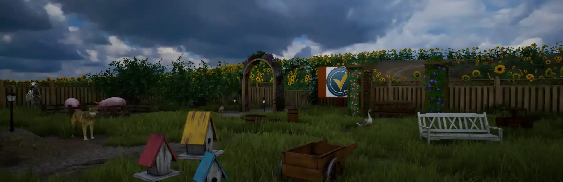 Country Road VR background