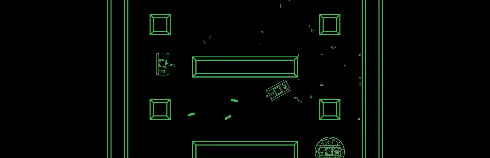 Green Steel background
