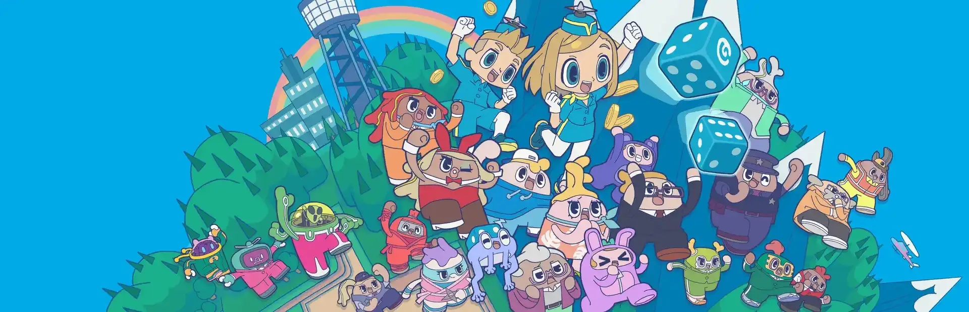 Machi Koro With Everyone background