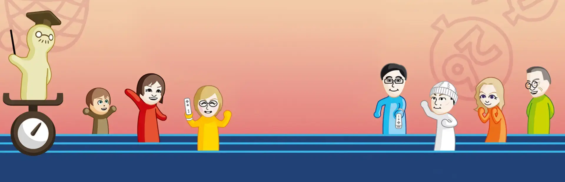Big Brain Academy: Wii Degree background