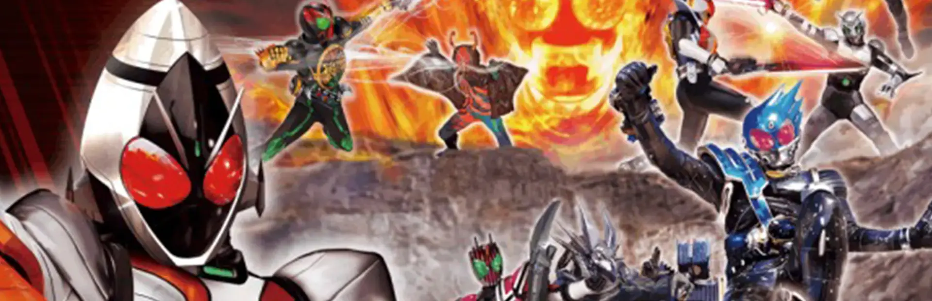 All Kamen Rider: Rider Revolution background