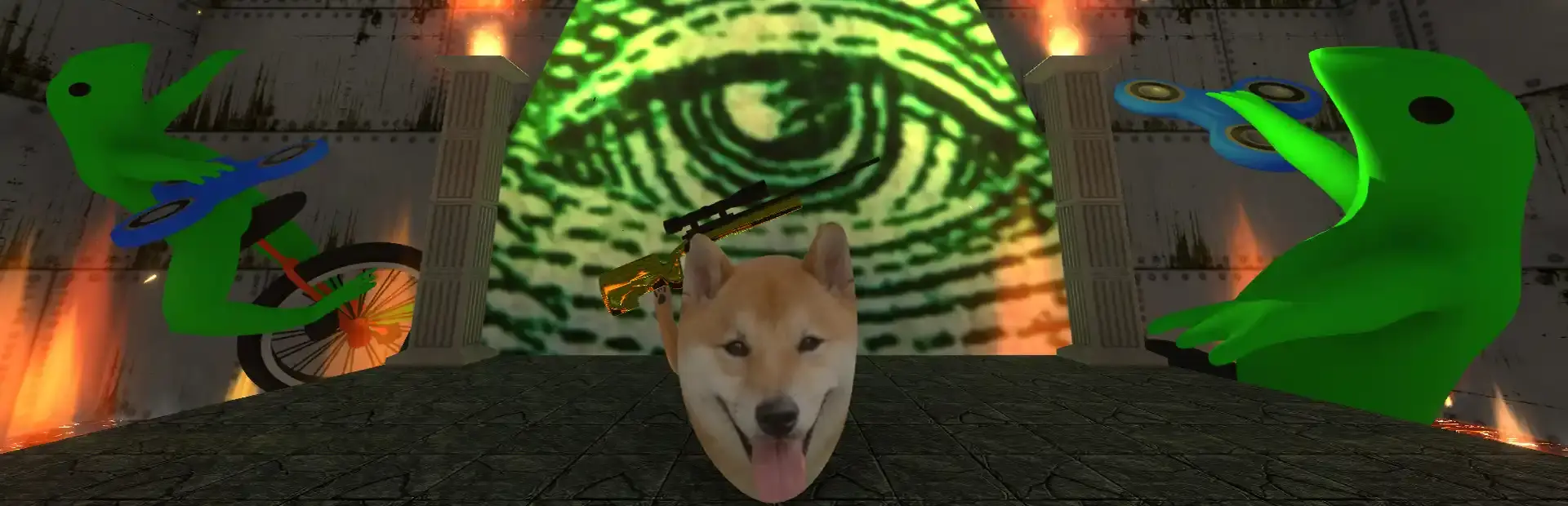Quickscoper Doge: The Dank Illuminati Memes background