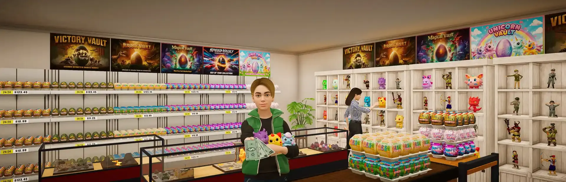 Mystery Egg Shop Simulator background