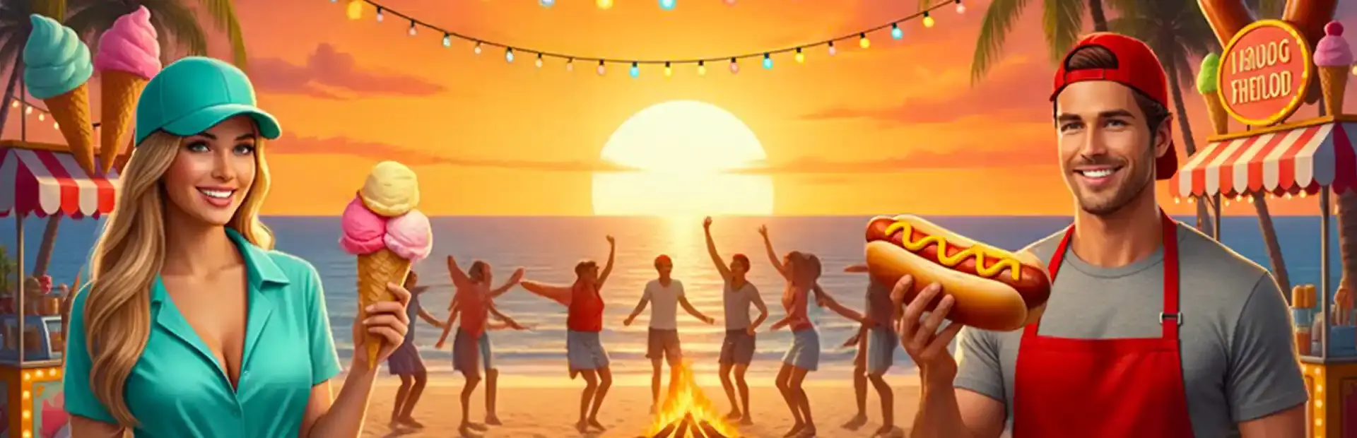 Summer Delicous Simulator background
