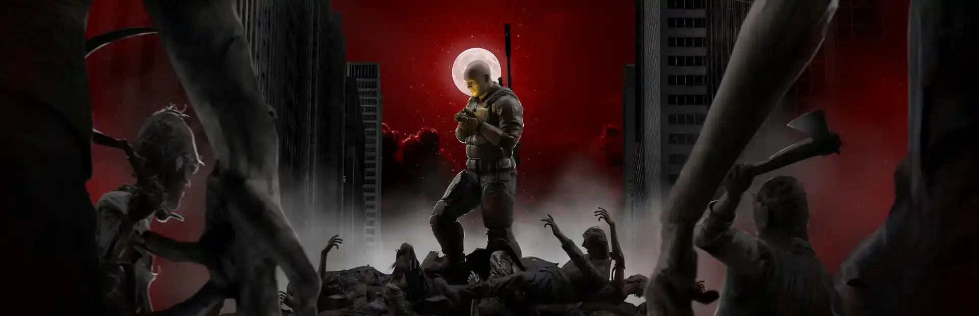 Blood and Zombies background