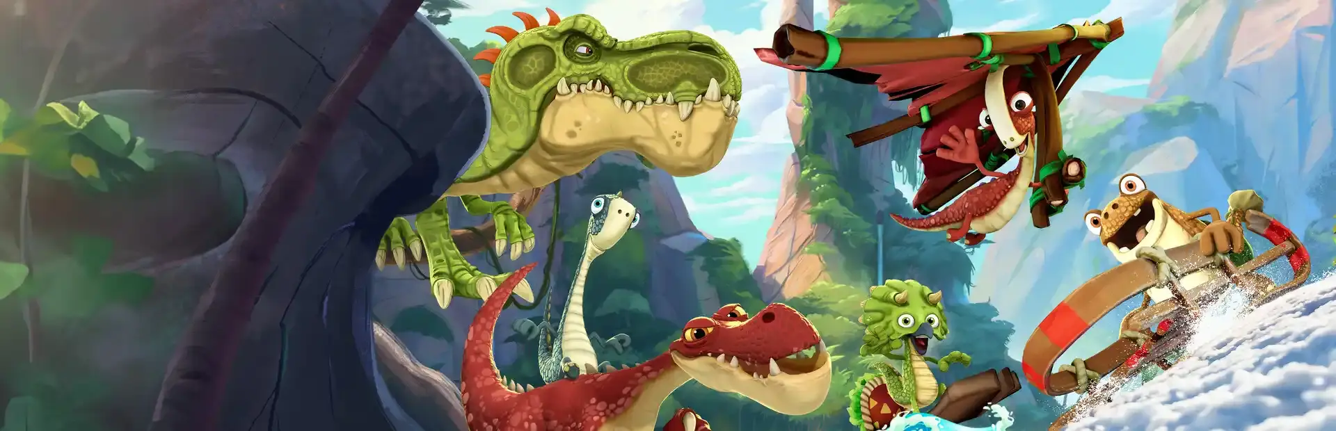 Gigantosaurus Dino Sports background