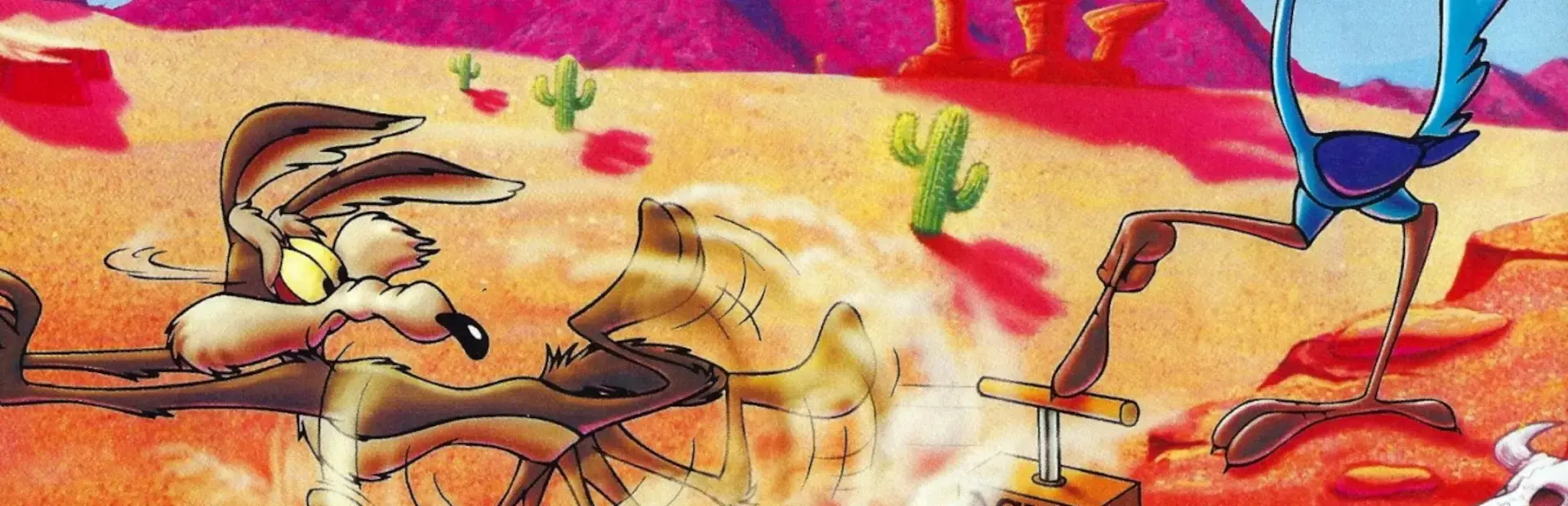 Desert Demolition Starring Road Runner and Wile E. Coyote background
