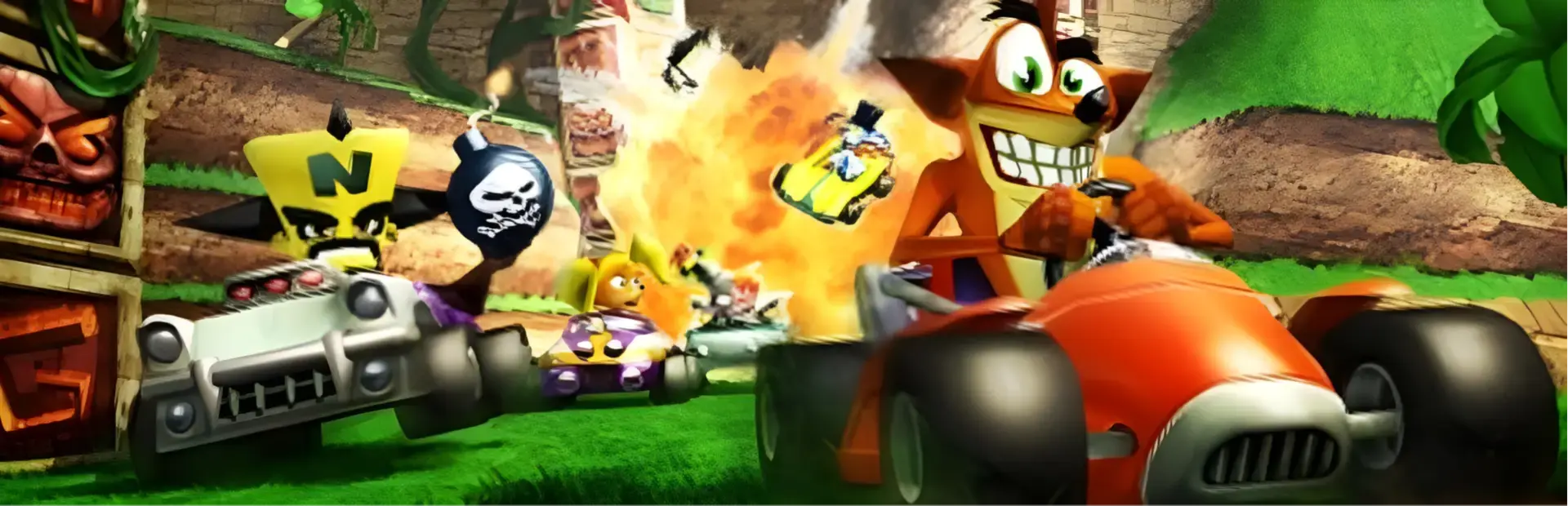 Crash Bandicoot Nitro Kart 2 background