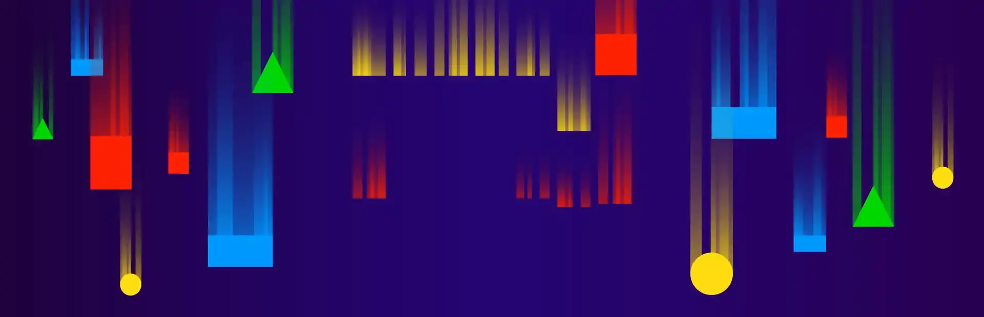 Super Shape Cascade background