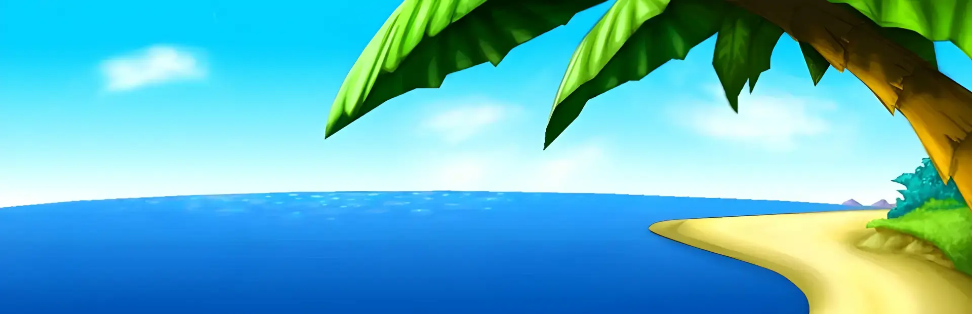 Moop and Dreadly in the Treasure on Bing Bong Island background