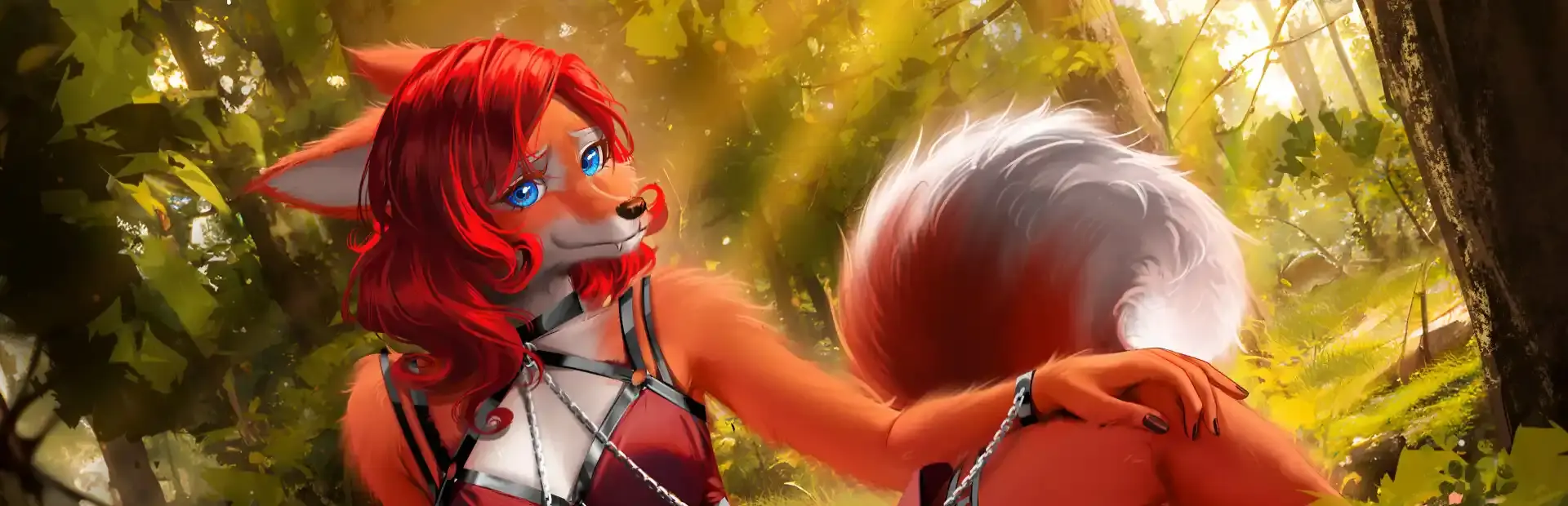 Furry BDSM background