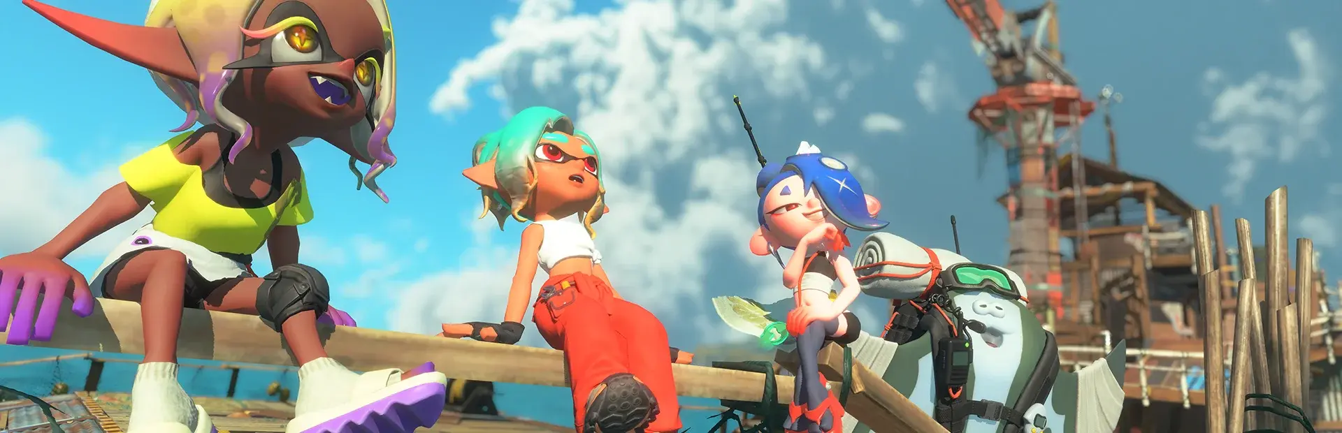 Splatoon Raiders background