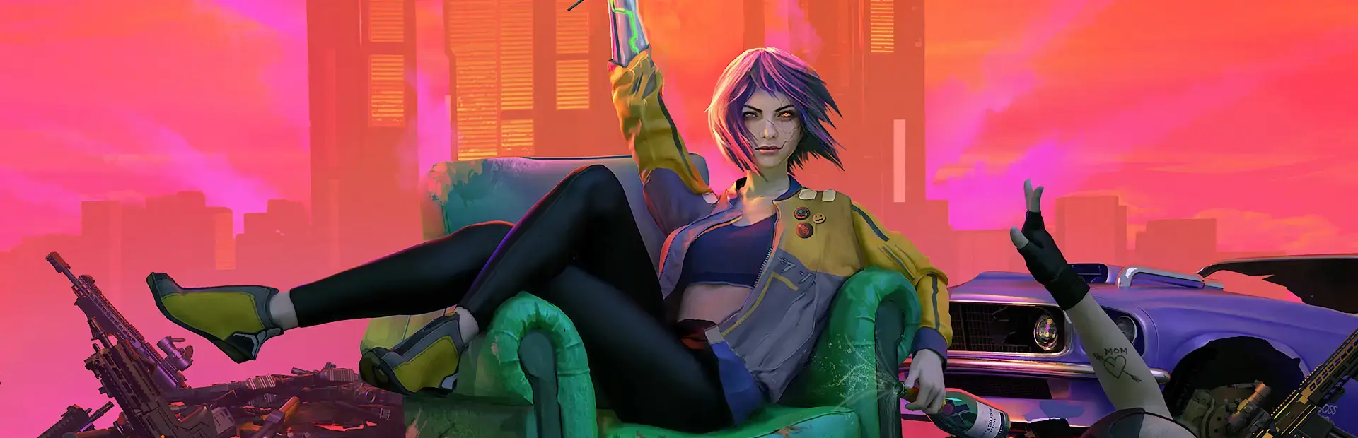 Glitchpunk background