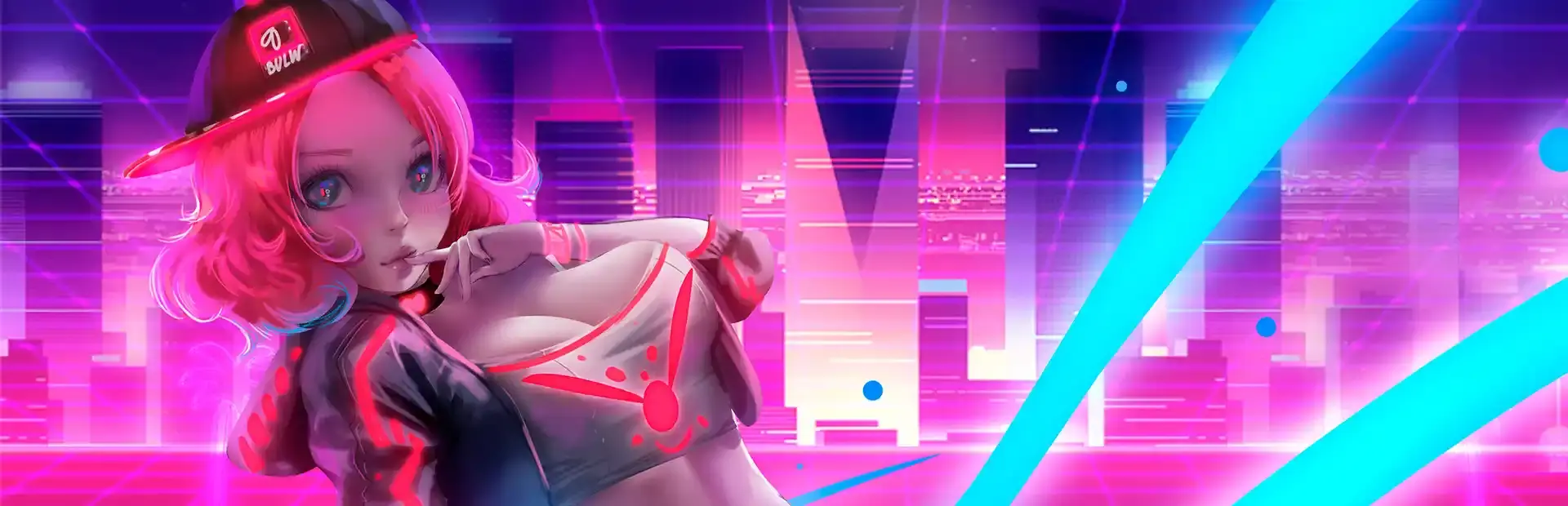 Neon Girls background