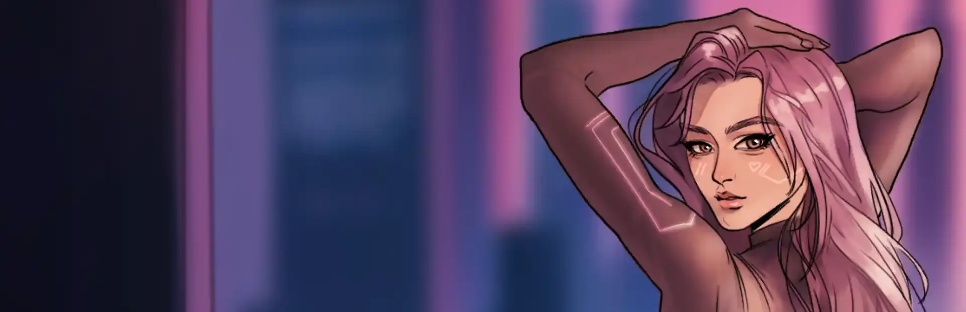 Cyber Horny background